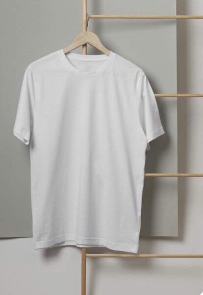 T-shirt blanc unisexe moderne