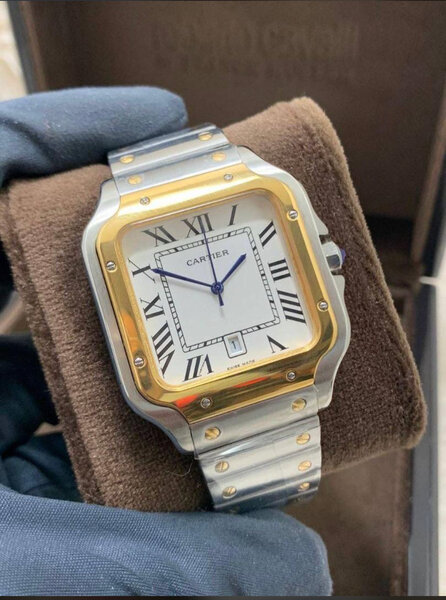 Montre Cartier Santos Dorée