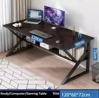 K shaped computer desk,48 inches home office writing workstation