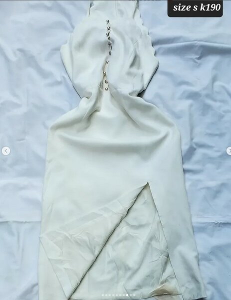 Stylish women's dress white