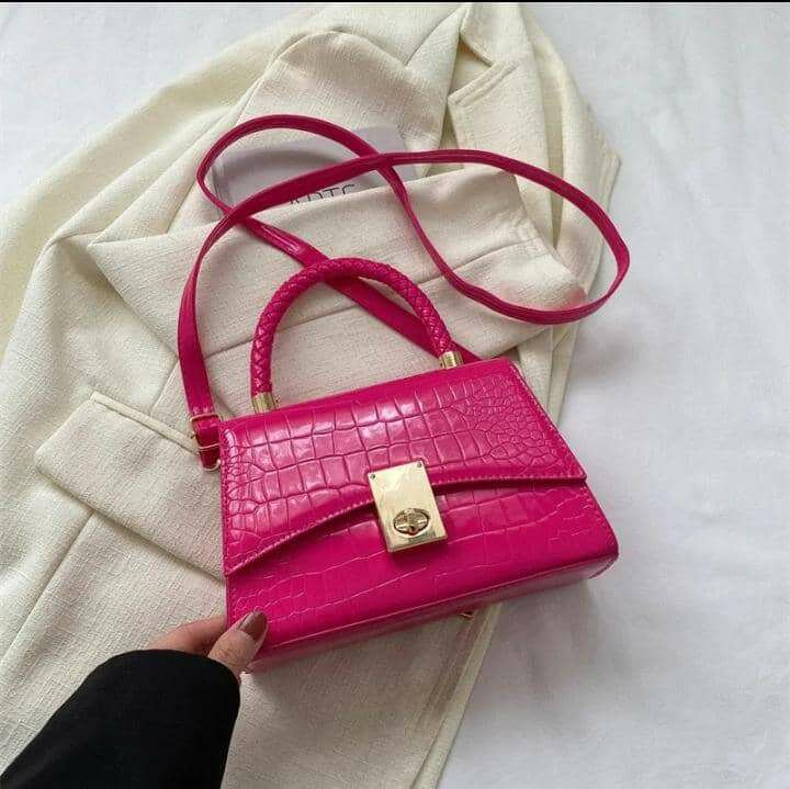 Sac à main en cuir crocodile