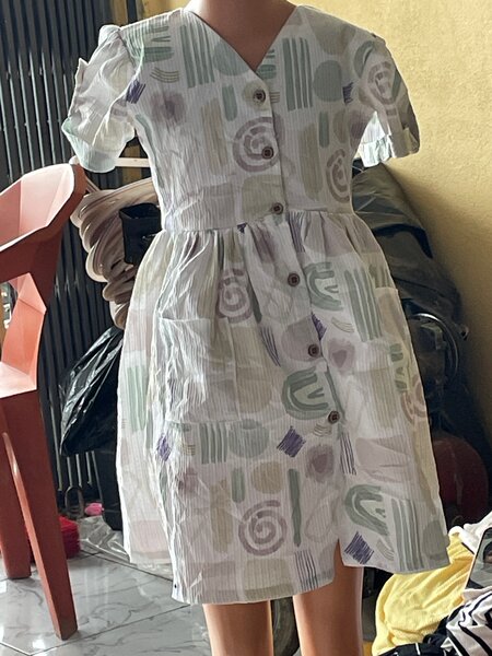 Robe Boutonnée Évasée