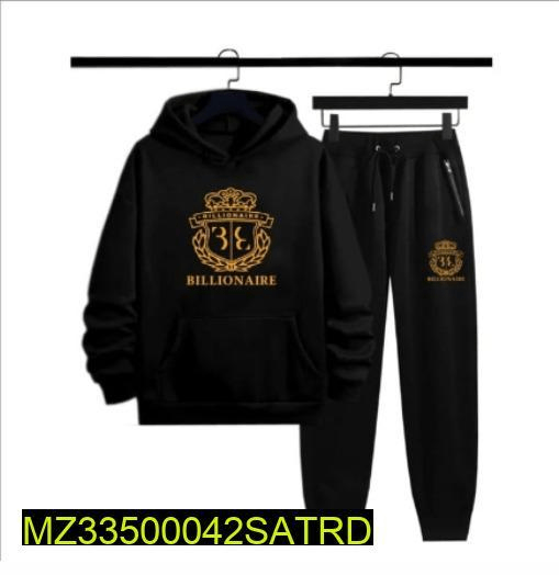 2 PCs Men Sitcheed Polyester Falees Printed Track Suit