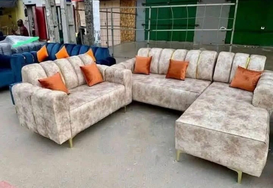 Ensemble canapé d'angle moderne