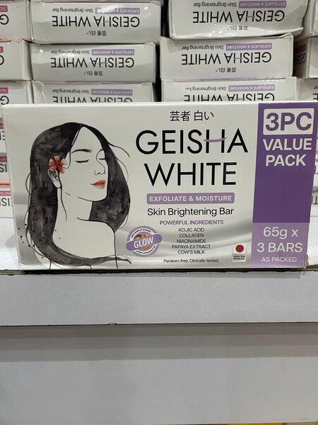 SAVON GEISHA WHITE GLOW X3