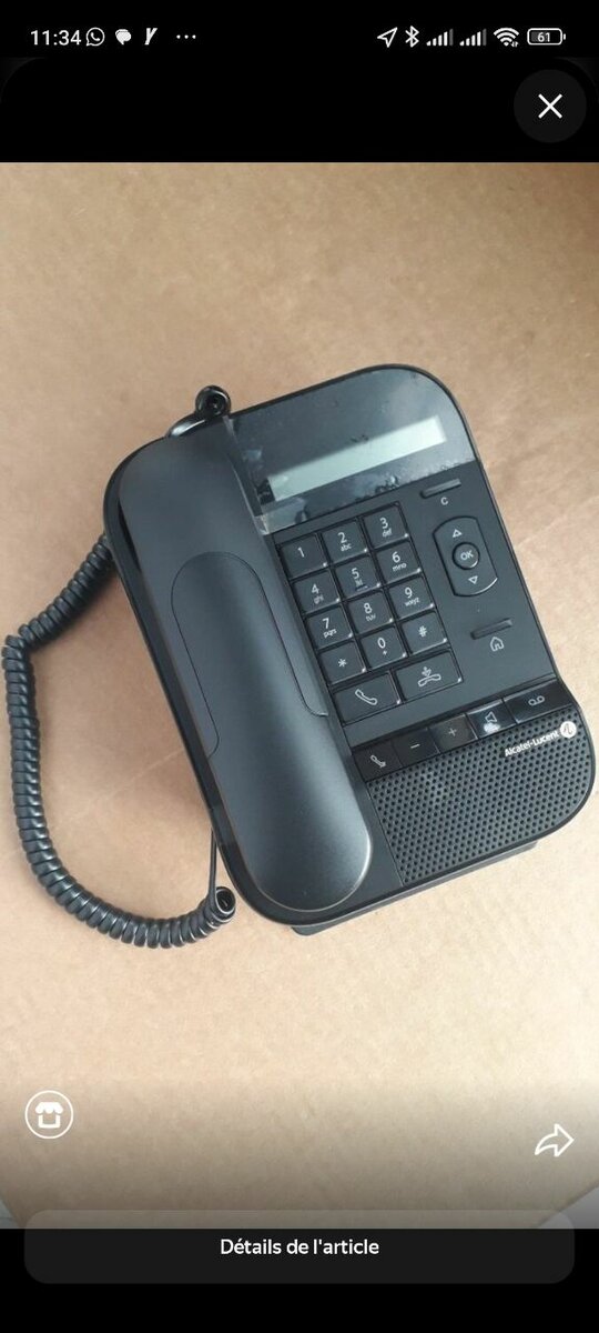 Téléphone fixe Alcatel 8012