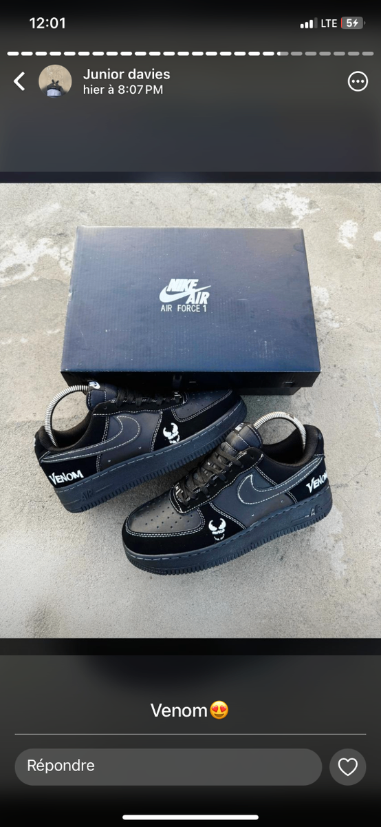 PAIRE DE VENOM BLACK