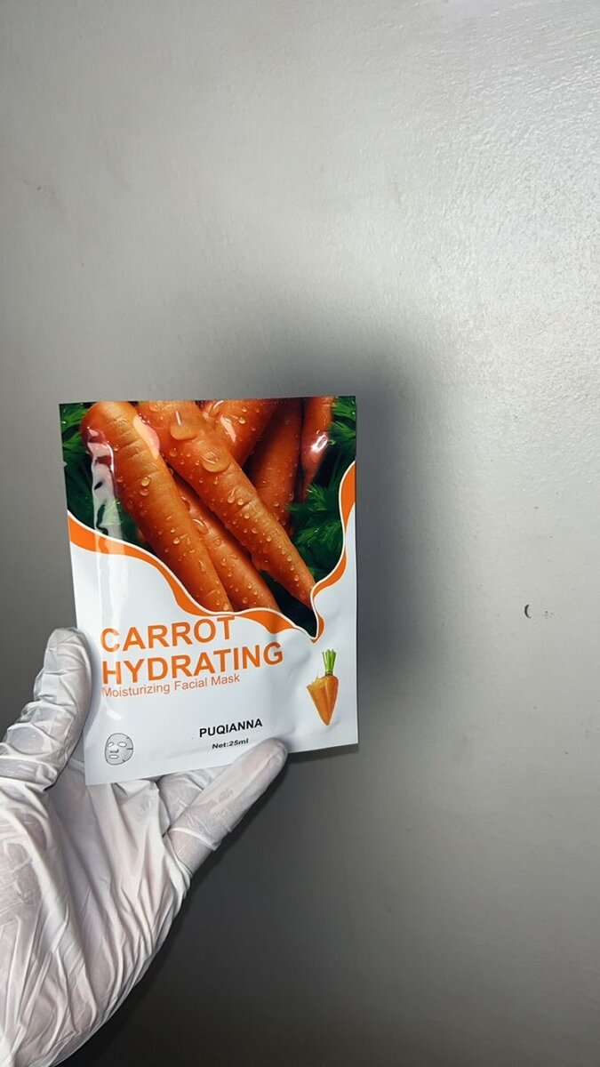 Masque visage hydratant carotte