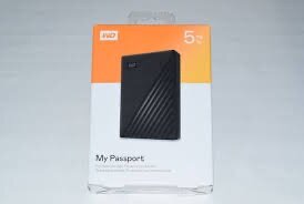 5TB WD external hard drive (my passport)