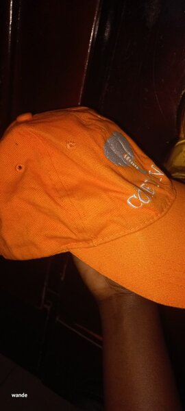 Casquette orange Côte d'Ivoire