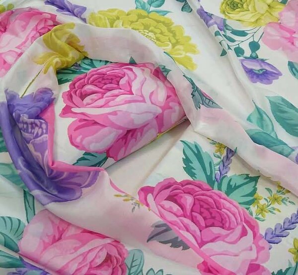 Printed lawn suit