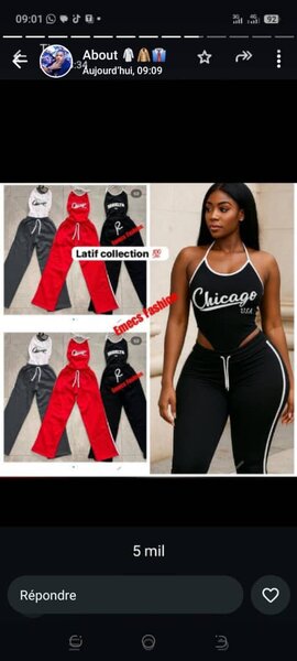 Ensemble de survêtement élégant femme