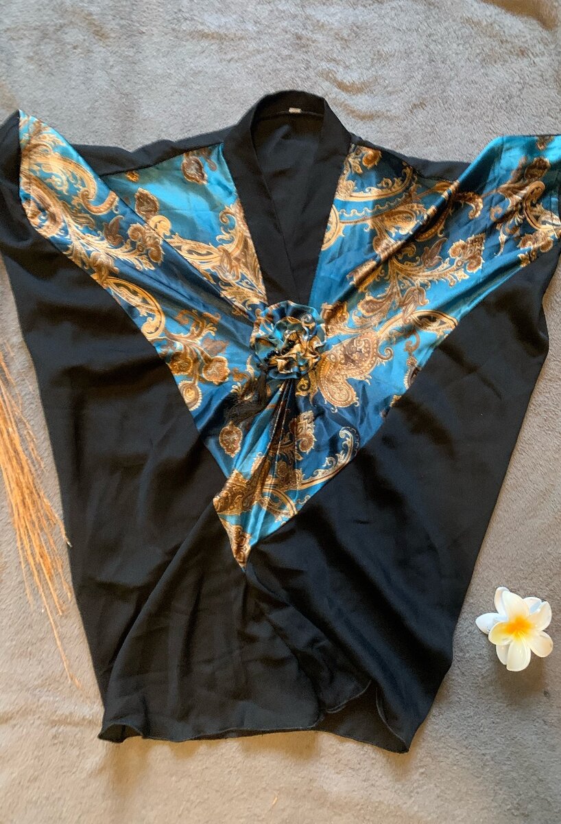 Boubou petite fille avec foulard