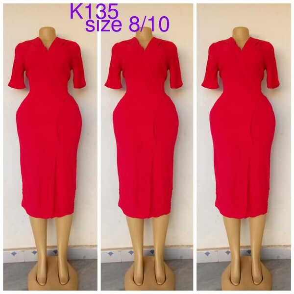 Wrap dress, red size 8/10