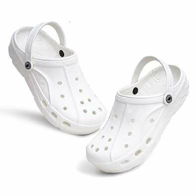 Sabots confortables blancs