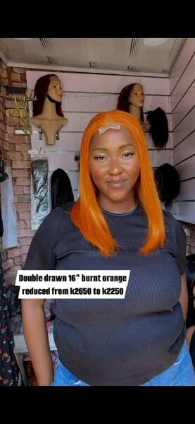 Double drawn 18" burnt orange