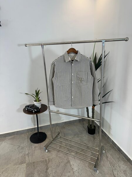 Chemise rayée unisexe