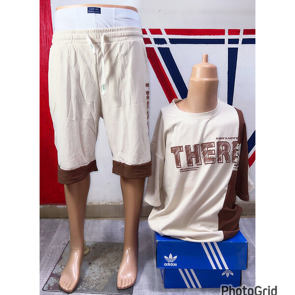 Ensemble décontracté beige homme