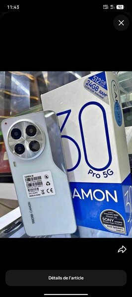 Smartphone 5G 256GB Camon