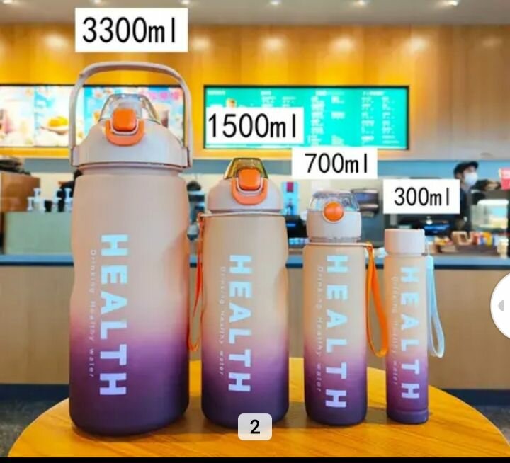 Gourdes Sportives en Gradient 3300ml