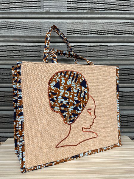 Sac cabas en toile de jute