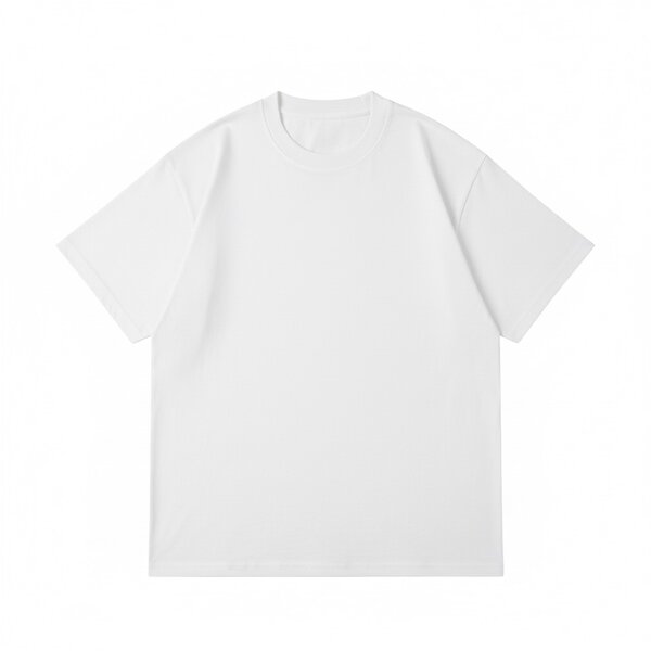 T-shirt unique blanc 300gsm