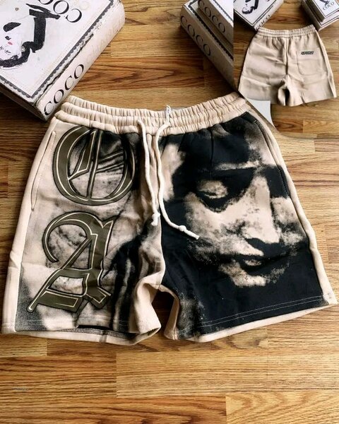 Shorts homme imprimé artistique