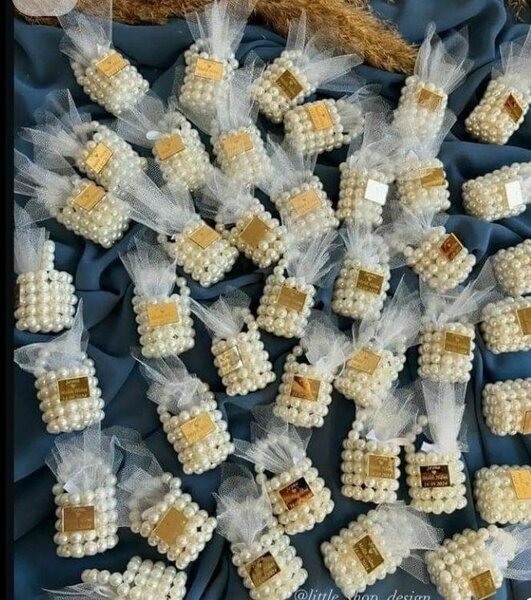 Porte-stylos perlé chic