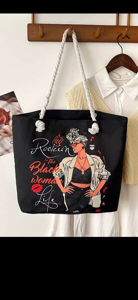 Sac fourre-tout en toile design