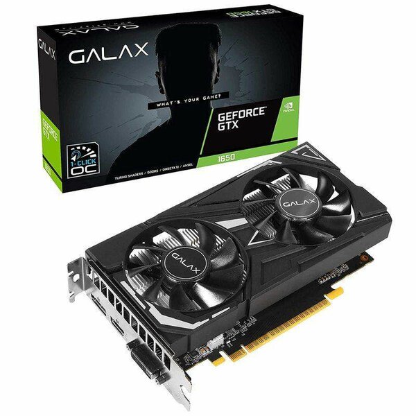 Видеокарта Galax GeForce GTX1650 4GB GDDR6 128bit Ex Plus 1C