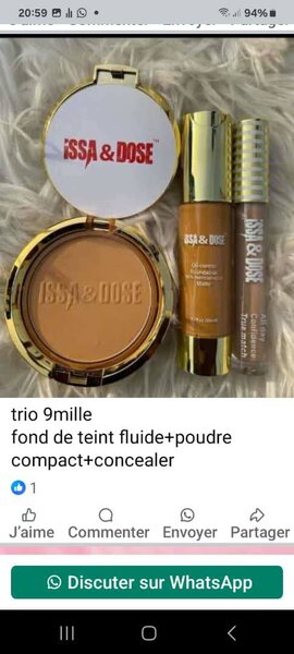 Trio Maquillage Compact et Fluide