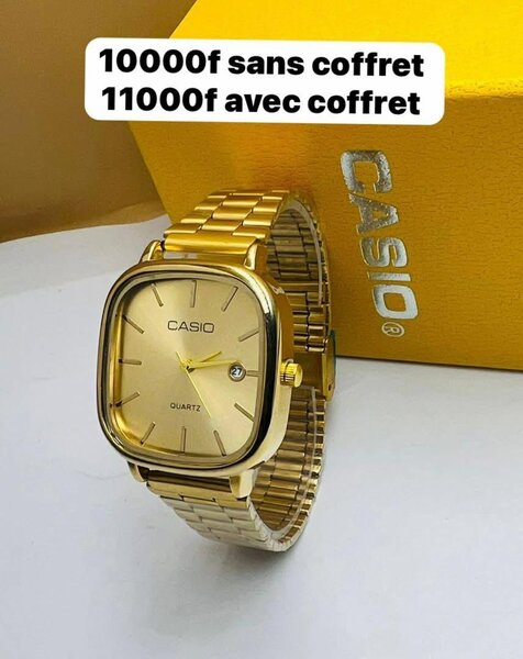 Montre Casio Homme Dorée