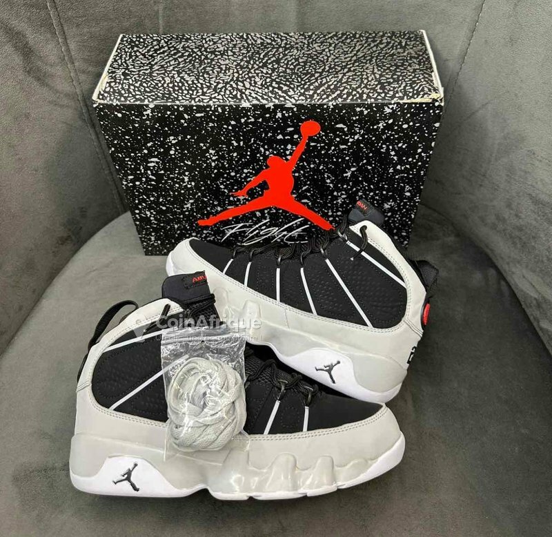 Baskets Air Jordan Noir et Gris