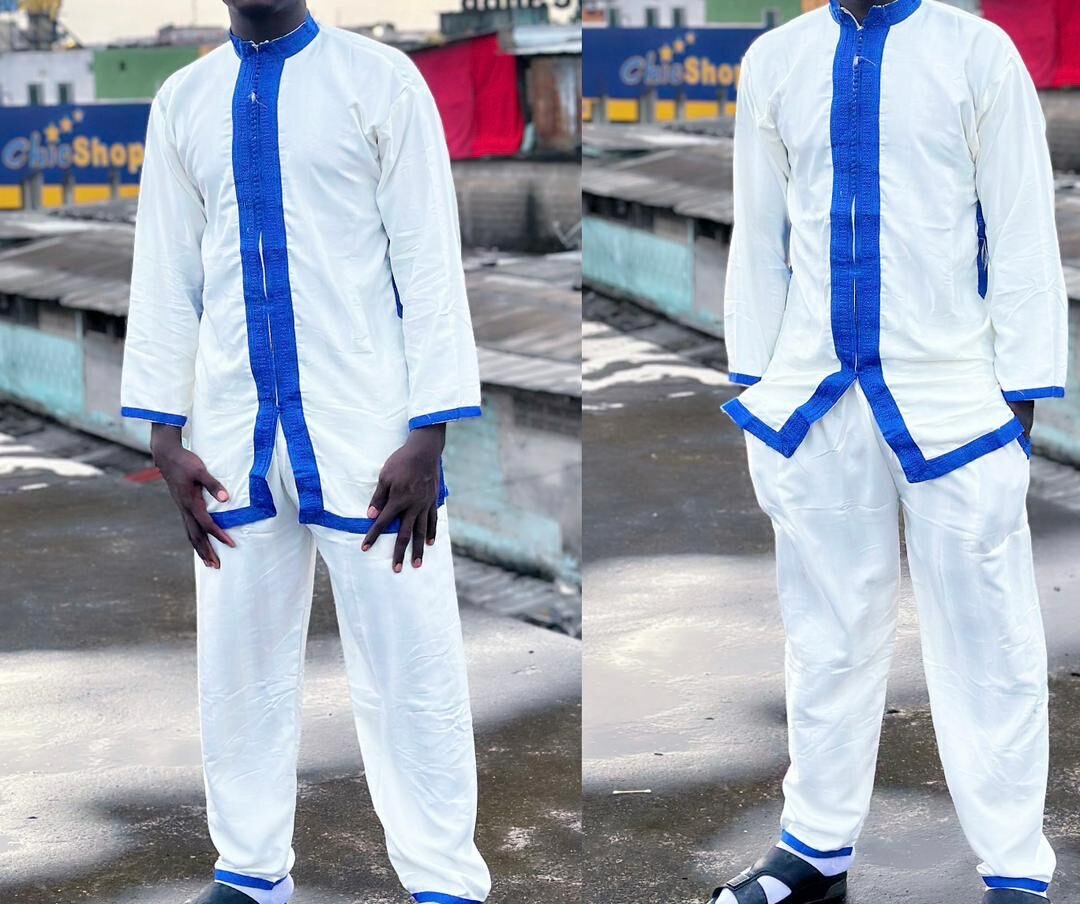 Boubou marocain homme 2 pièces