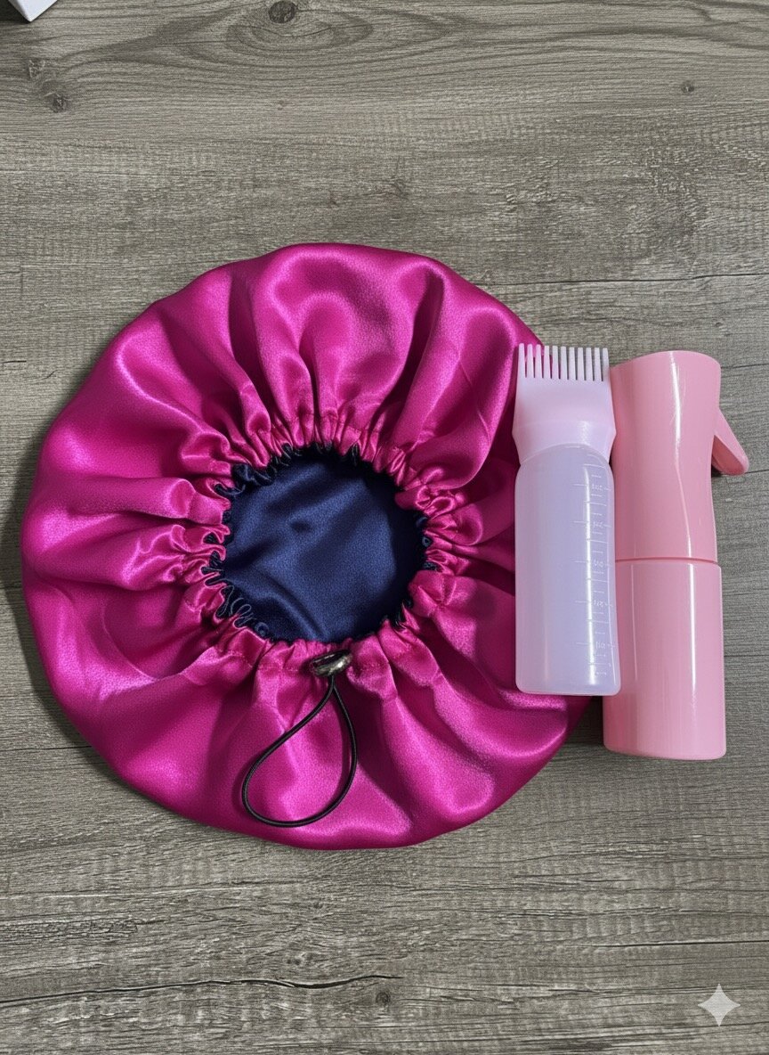 Bonnet de Satin Capillaire