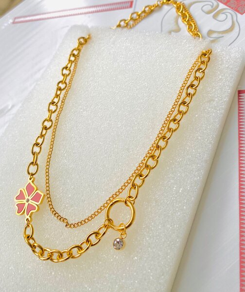 2in 1 ladies necklace