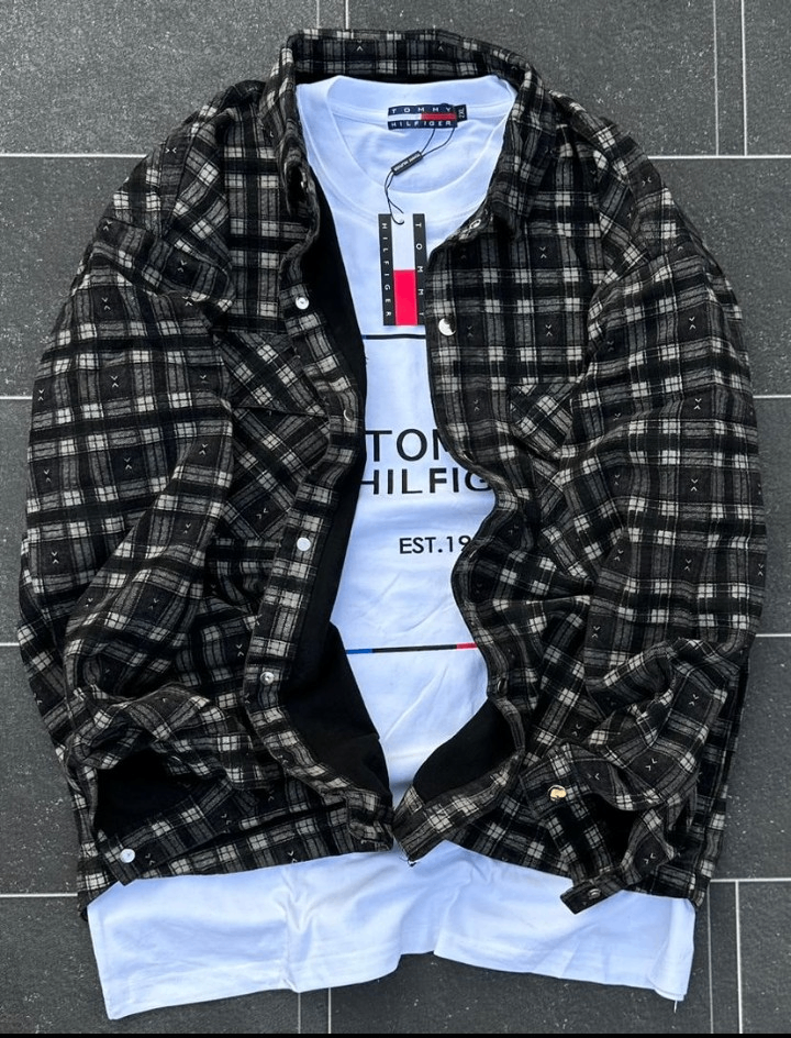 Chemises à Carreaux Homme