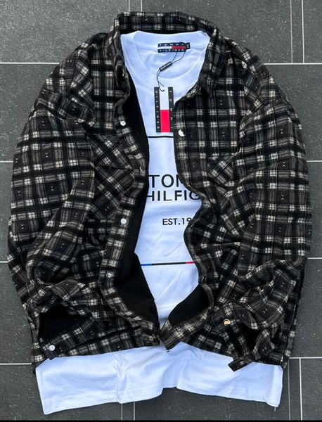 Chemises à Carreaux Homme