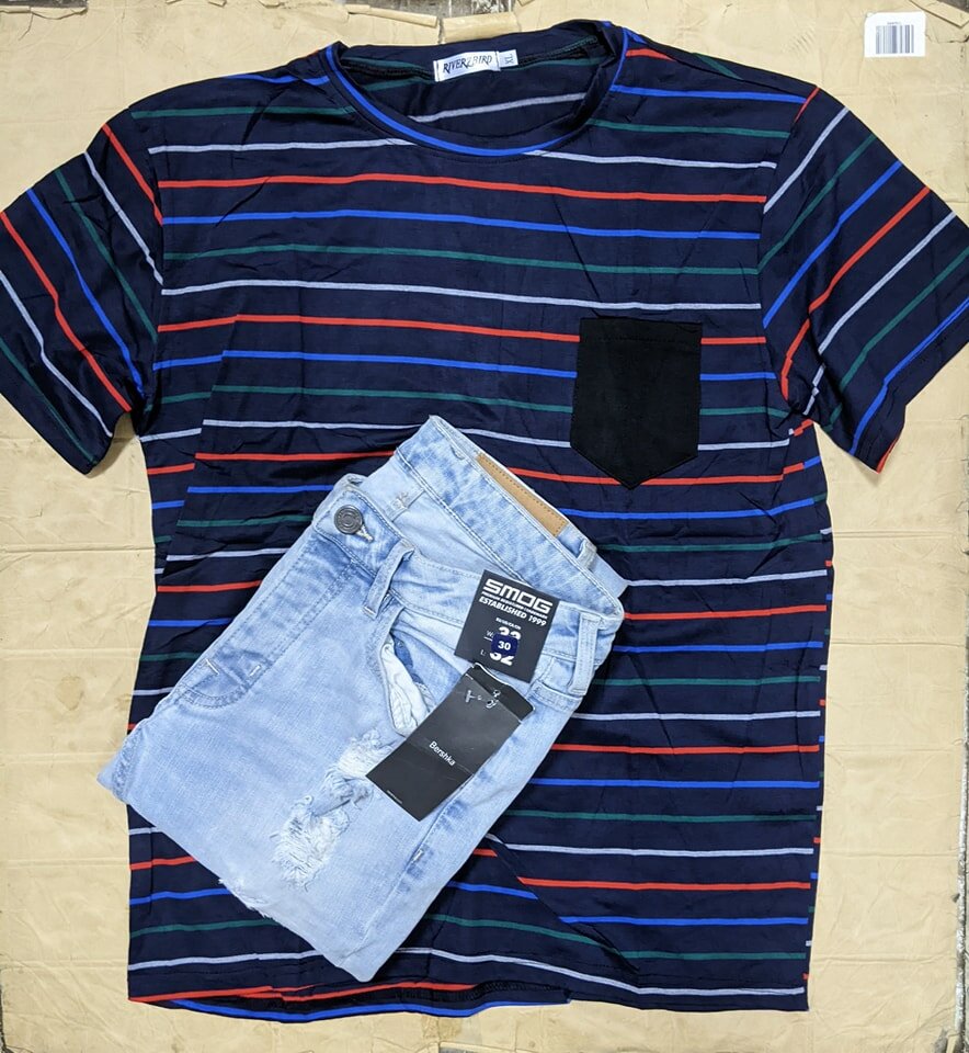 Men's set: T-shirt and jeans