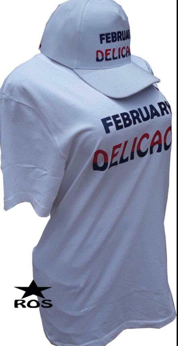 Scripted Birthday Tee and Cap