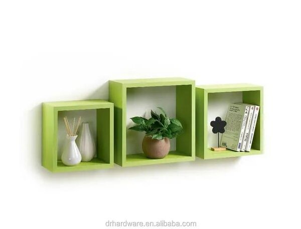 Support décoratifs mural ensemble de 3