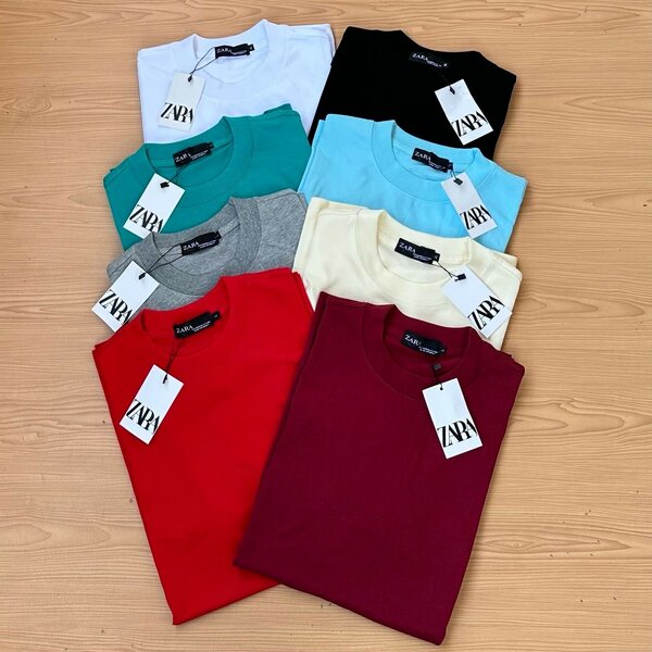 Heavy Cotton Zara Plain Tees. 420 GSM  of cotton