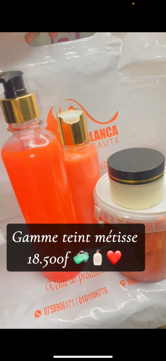 Ensemble Soin Teint Métisse