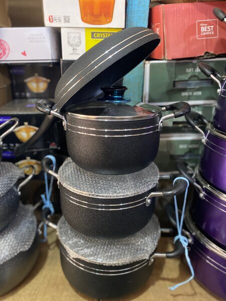 Casserole Anti Adhésif De 3 Pièces Plus Poêles