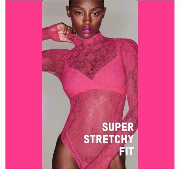 Sheer mesh bodysuit