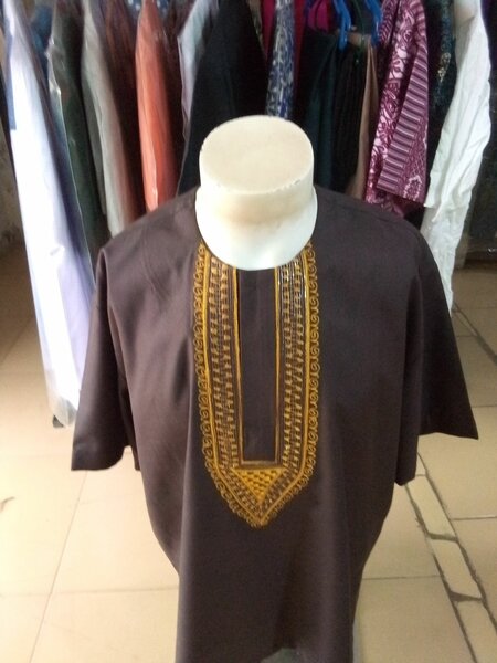 Embroidered mens shirt