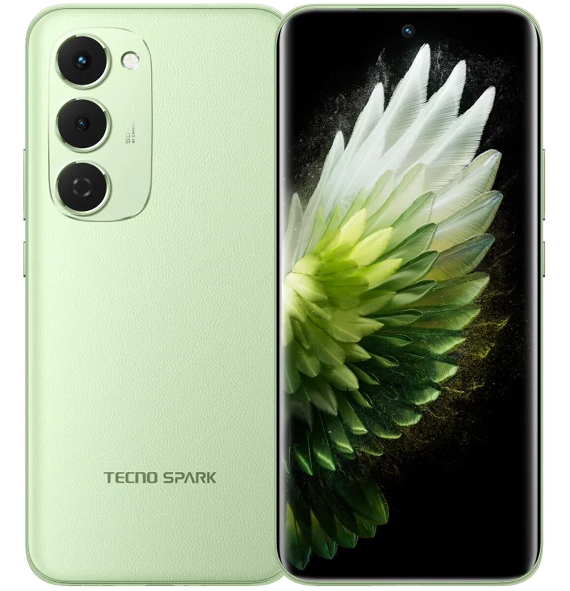 Tecno Spark téléphone Vert