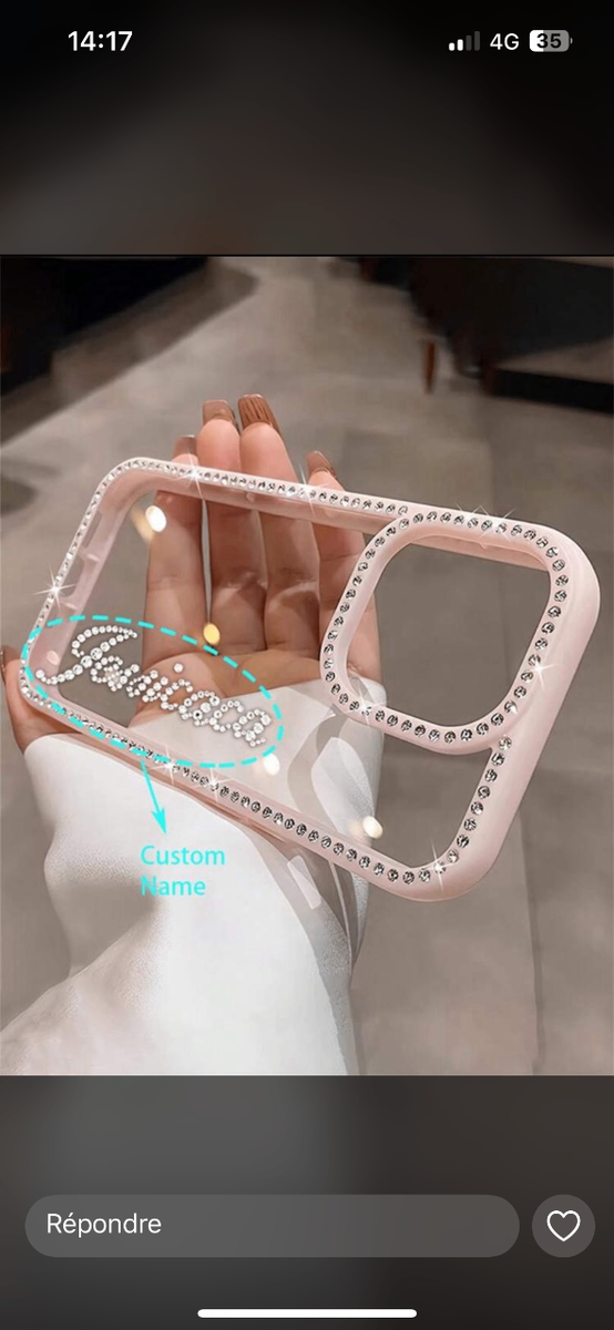 Coque Personnalisée Strass