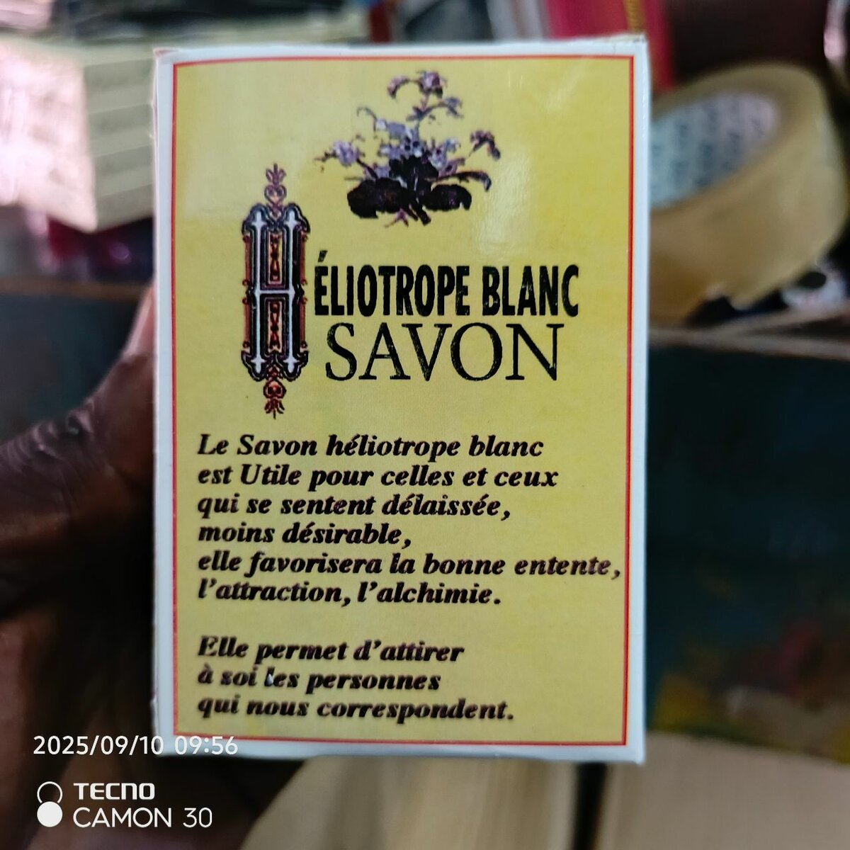 Savon Héliotrope Blanc