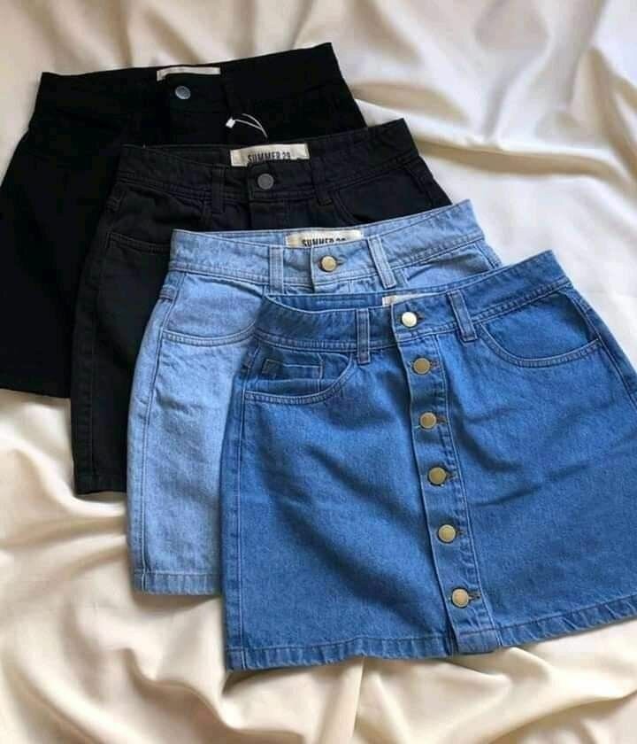 Jupe en denim élégante